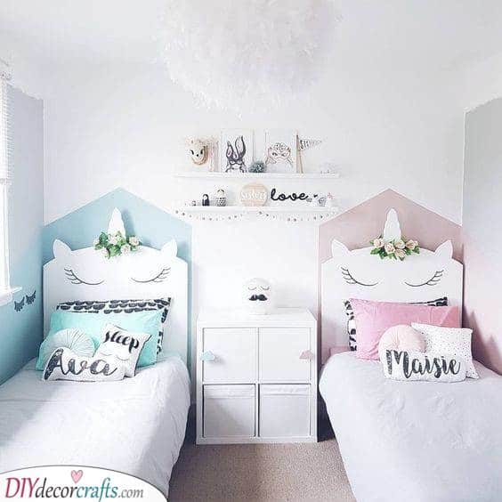 Unicorn Beds - Little Girl Bedroom Ideas for Small Rooms