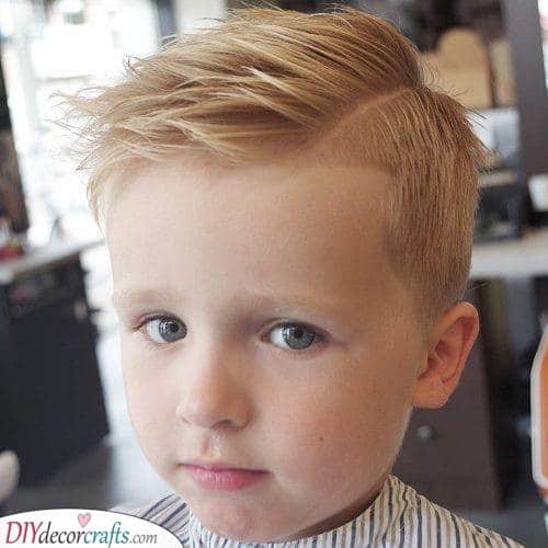 A Trendy Glow - Little Boy Hairstyles