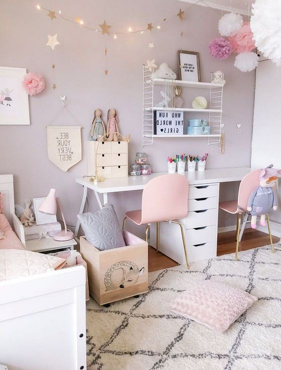 Soft and Delicate Colours - Cute Room Decor for Girls