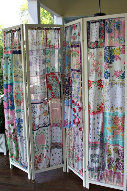 An Exquisite Patchwork - DIY Room Divider