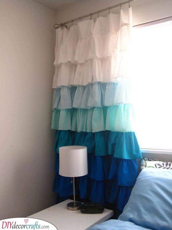 Blue Ruffles - Cute and Quirky