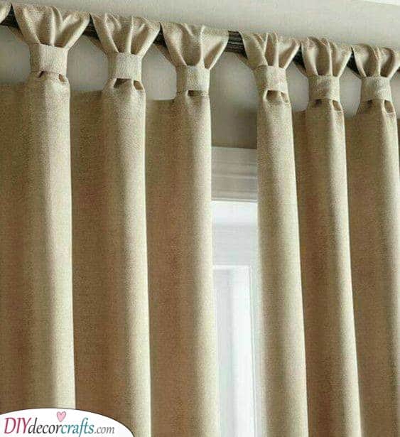 Ruched Tabs - For Your Curtains
