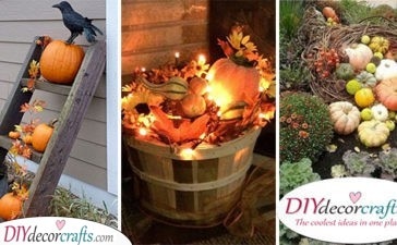 25 FALL DECORATIONS FOR OUTSIDE - Fall Decorating Ideas for Outside