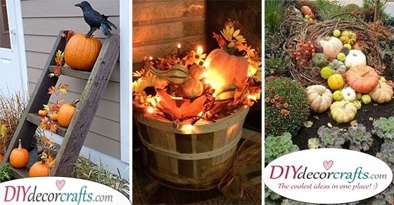 25 FALL DECORATIONS FOR OUTSIDE - Fall Decorating Ideas for Outside