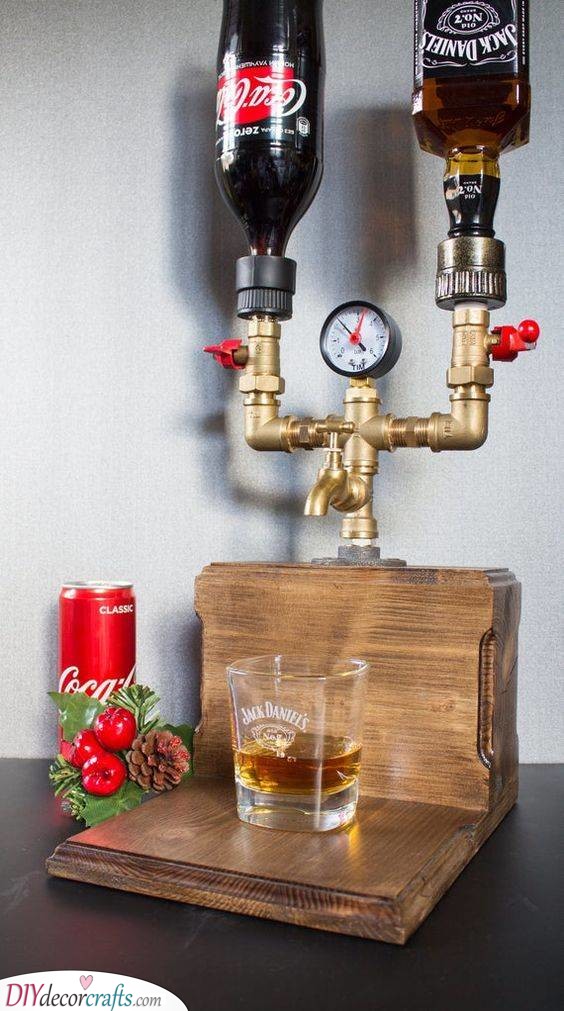 A Liquor Dispenser - Christmas Gift Ideas for Brothers