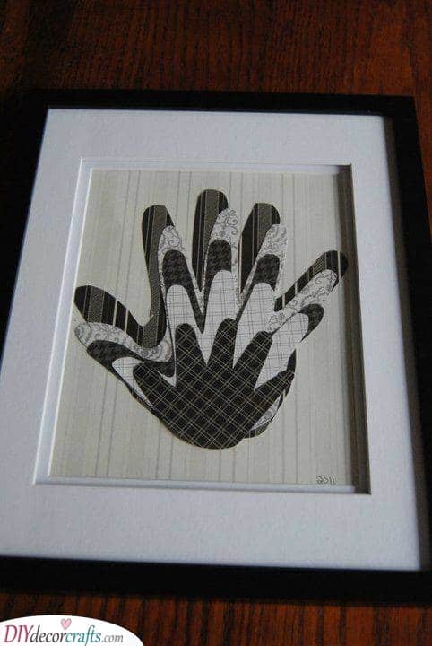 A Set of Handprints - Christmas Gift Ideas for Grandparents