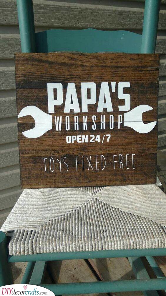 Grandpa's Workshop - Best Christmas Gifts for Grandparents