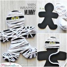 A Cute Mummy - Wrapped With Yarn