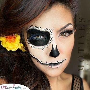 Day of the Dead - Halloween Face Paint Ideas for Adults