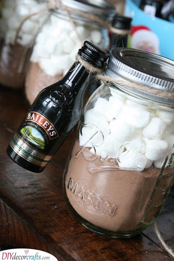 The Best Hot Chocolate - A Touch of Baileys