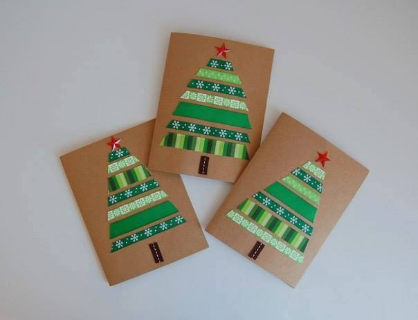 Green and Gorgeous – Homemade Christmas Card Ideas