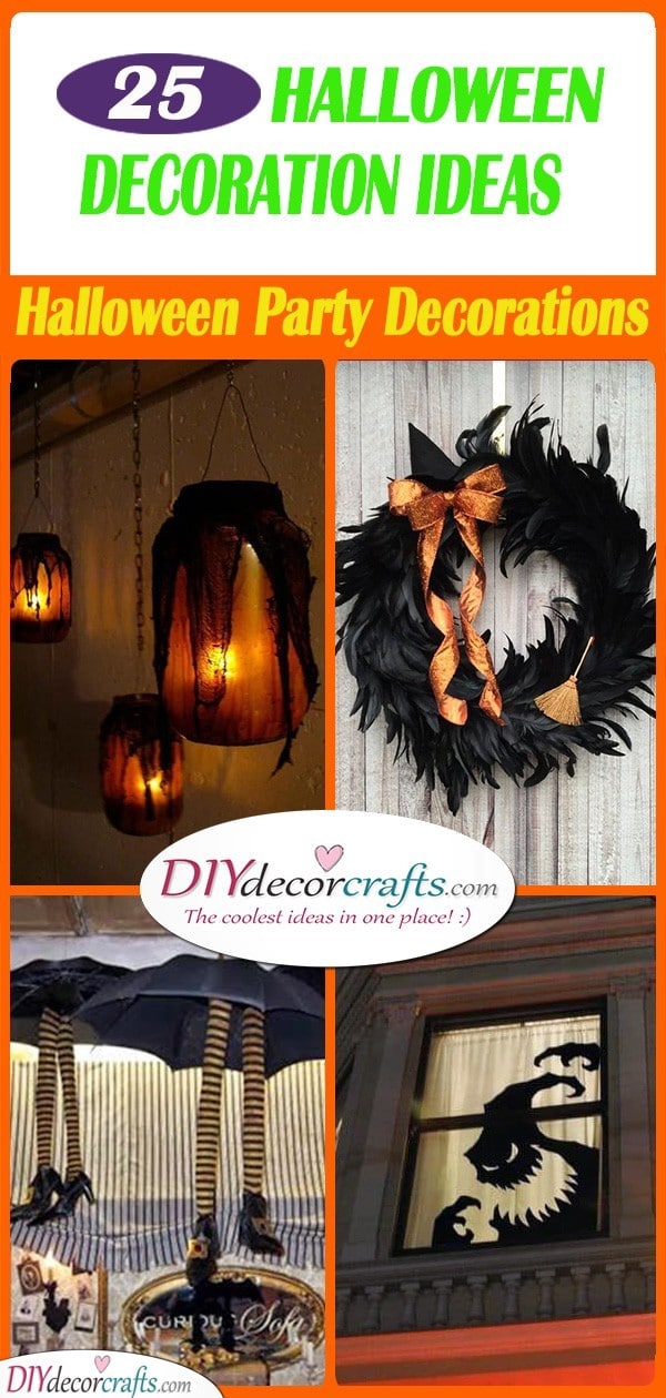 25 CHEAP HALLOWEEN DECORATION IDEAS - Halloween Party Decorations