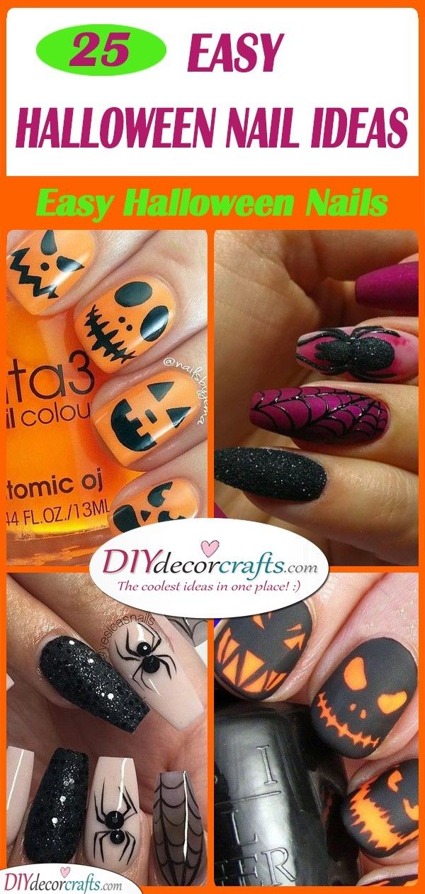 25 HALLOWEEN NAIL IDEAS - Easy Halloween Nails