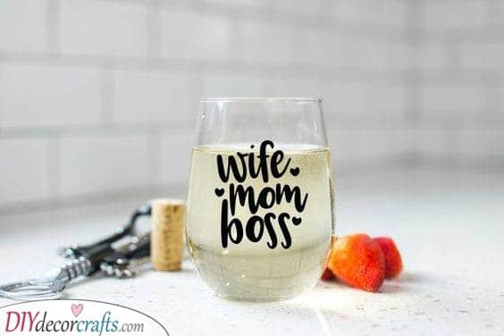 A Wine Glass - Christmas Presents for Wife