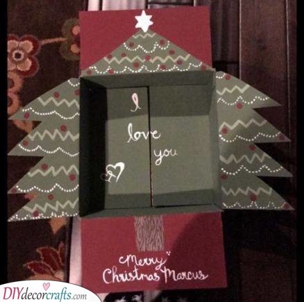 A Christmas Tree Gift Box - Funky and Fun