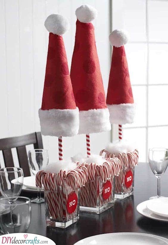 Santa Claus Hats – For Your Tables