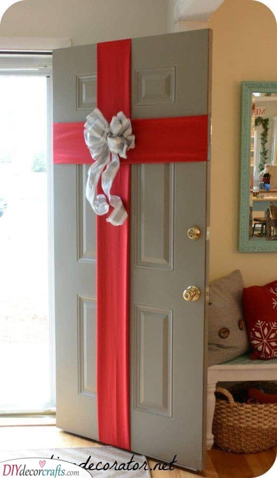 Wrap Up Your Front Door – A Big Gift