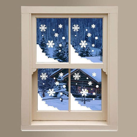 Christmas Window Decorations - Christmas Window Decoration Ideas