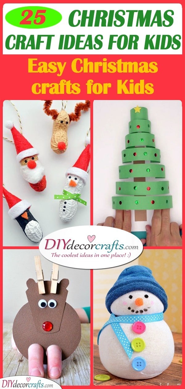 Download Christmas Craft Ideas For Kids Easy Christmas Crafts For Kids PSD Mockup Templates