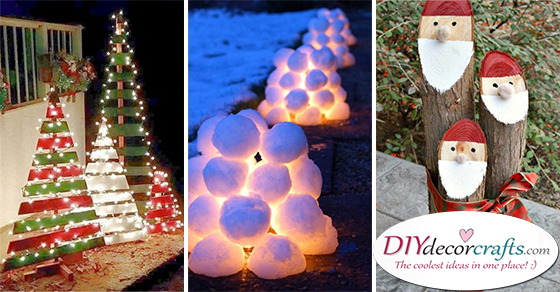 25 OUTDOOR CHRISTMAS DECORATION IDEAS - Easy Outdoor Christmas Decorating Ideas