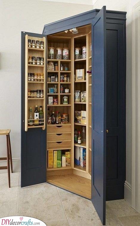 A Whole Shelf - Small Pantry Organization