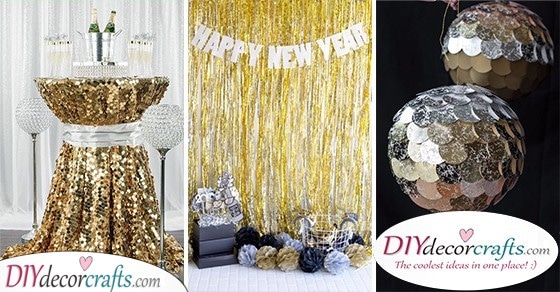 25 NEW YEAR DECORATION IDEAS - New Years Eve Party Decoration Ideas