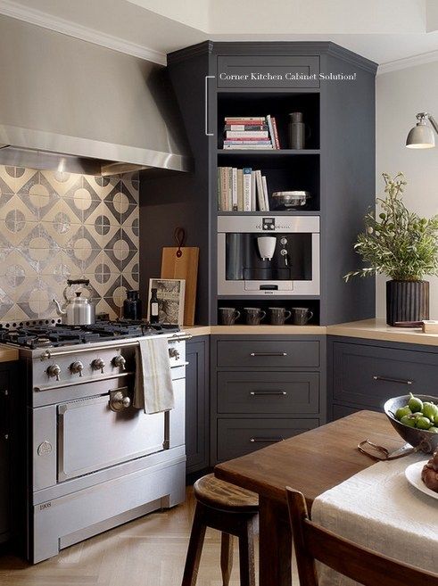 Corner Kitchen Cabinet Ideas - A Bit of Decor