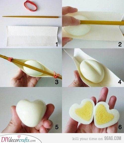 A Hard-Boiled Egg - Valentines Day Meals
