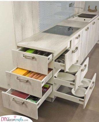 Kitchen Cabinet Organization Ideas - Kitchen Cabinet Storage 