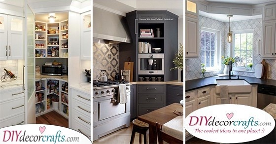 Corner Kitchen Cabinet Diy Deco Crafts Home Decor Diy Gift Diy Craft Ideas