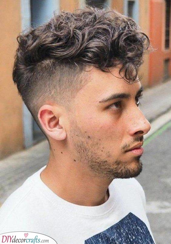 Fading into Your Skin - Stylish Hairstyles for Curly Hair Men