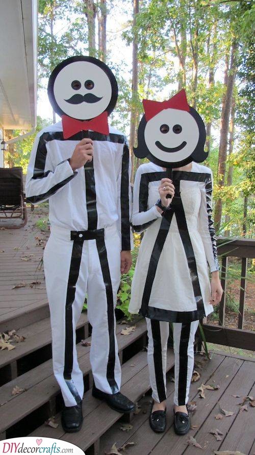 Becoming a Stick Figure - Carnival Costumes for Women