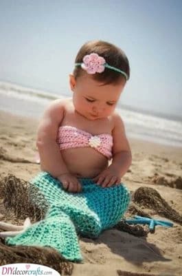 A Little Mermaid - A Crocheted Tail