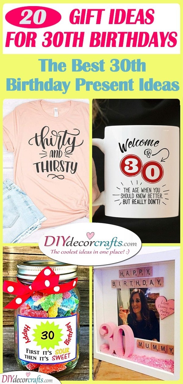 30th girl birthday gift ideas