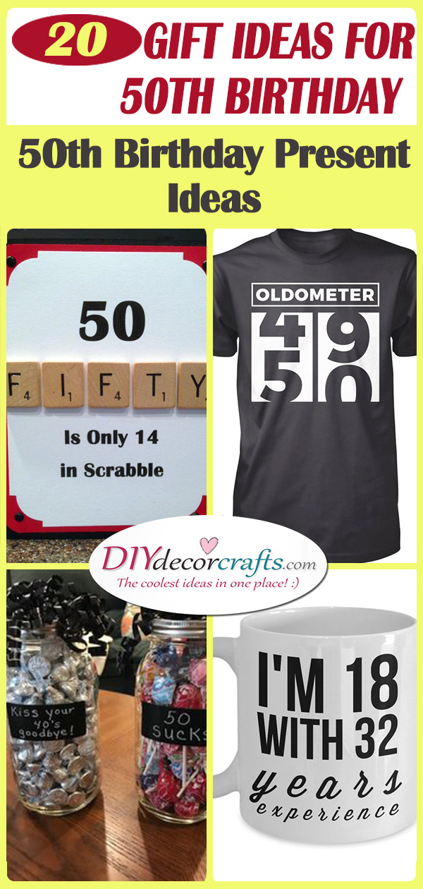 20 GIFT IDEAS FOR 50TH BIRTHDAY - 50th Birthday Present Ideas