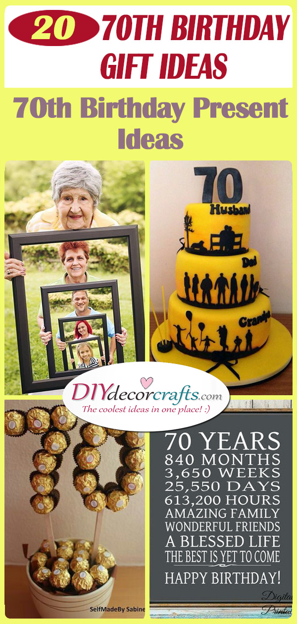 70th Birthday Gift Ideas Amazing 70th Birthday Present Ideas