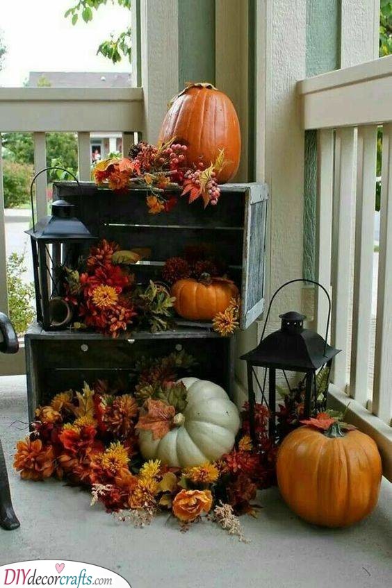 Fall Decorations for Outside - Fall Decorating Ideas for Outside