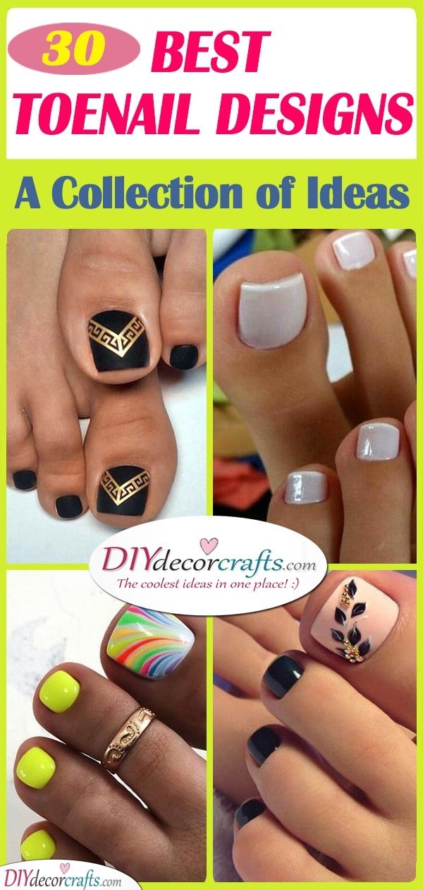 30 CUTE TOENAIL DESIGNS - A Collection of Ideas