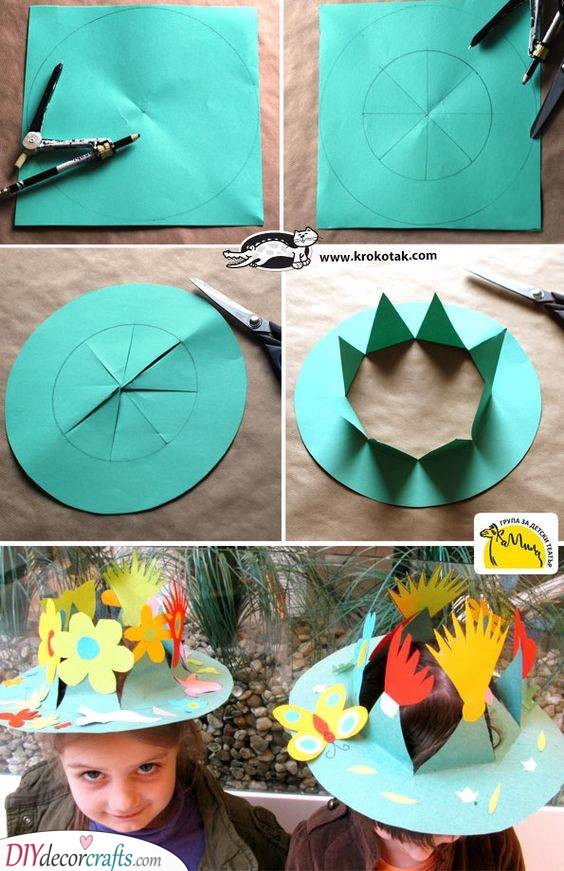 An Adorable Spring Crown - Spring Projects for Kids