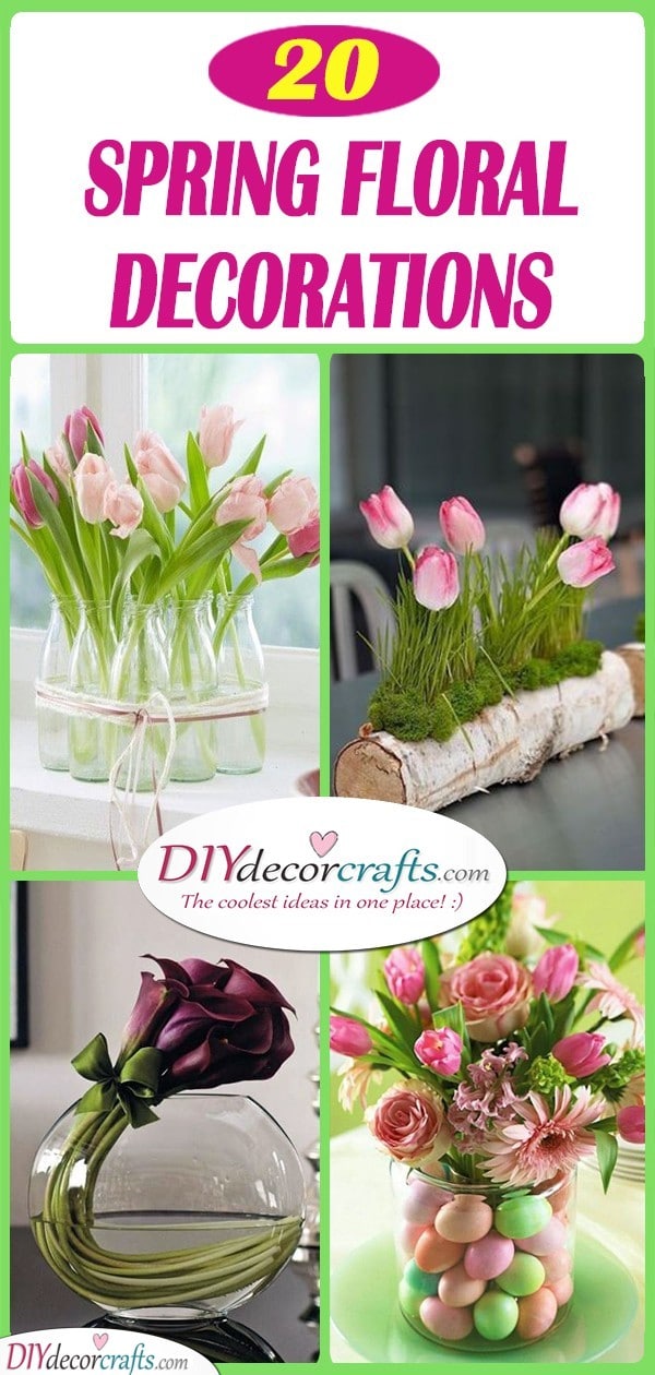 20 SPRING FLORAL DECORATIONS