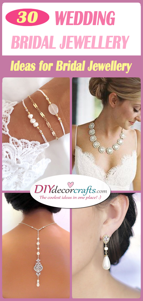 30 WEDDING BRIDAL JEWELLERY - Ideas for Bridal Jewellery