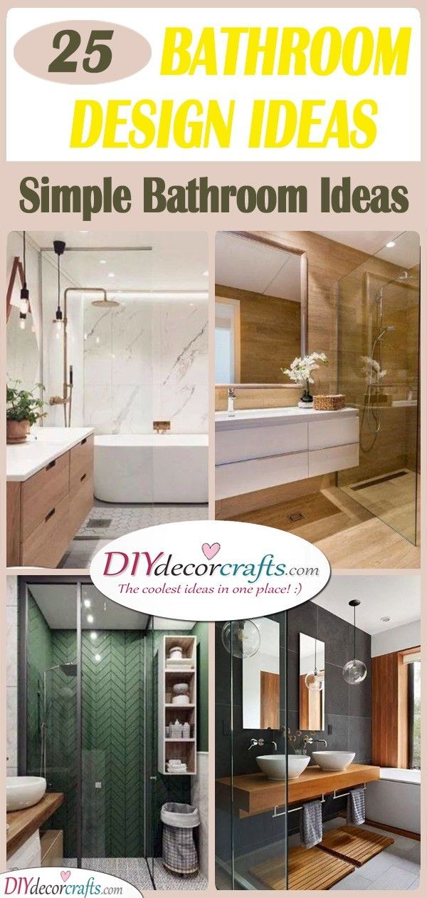 25 BEST BATHROOM DESIGN IDEAS - Simple Bathroom Ideas