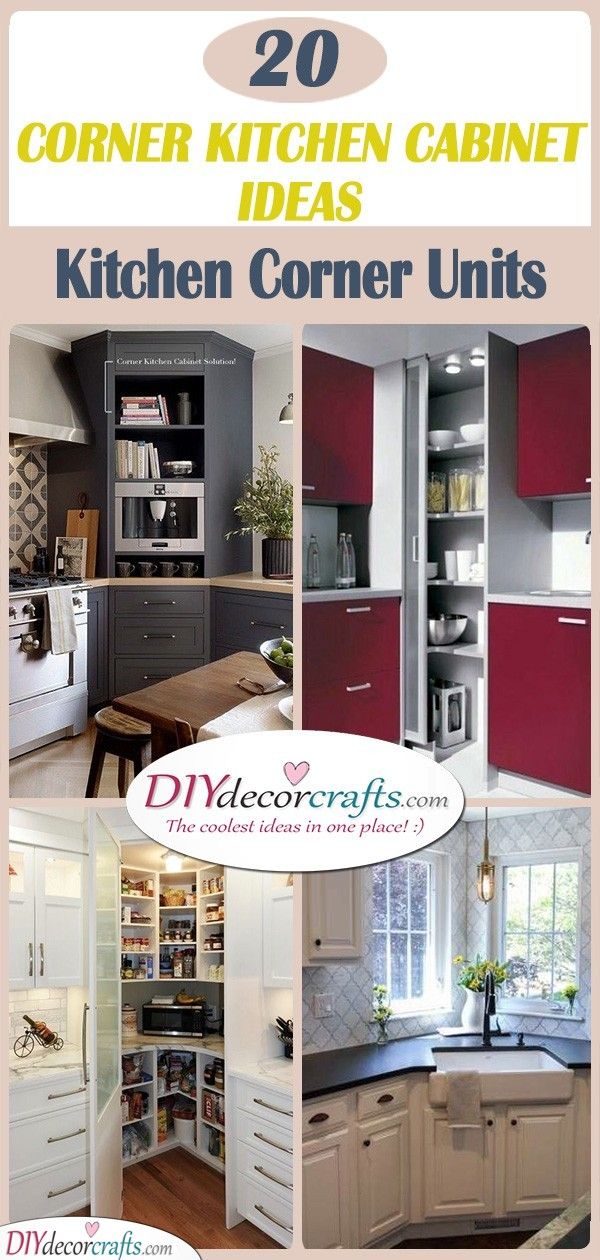 20 CORNER KITCHEN CABINET IDEAS - Kitchen Corner Units