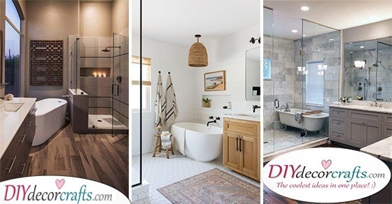 20 MASTER BATHROOM IDEAS - Modern Master Bathroom Designs