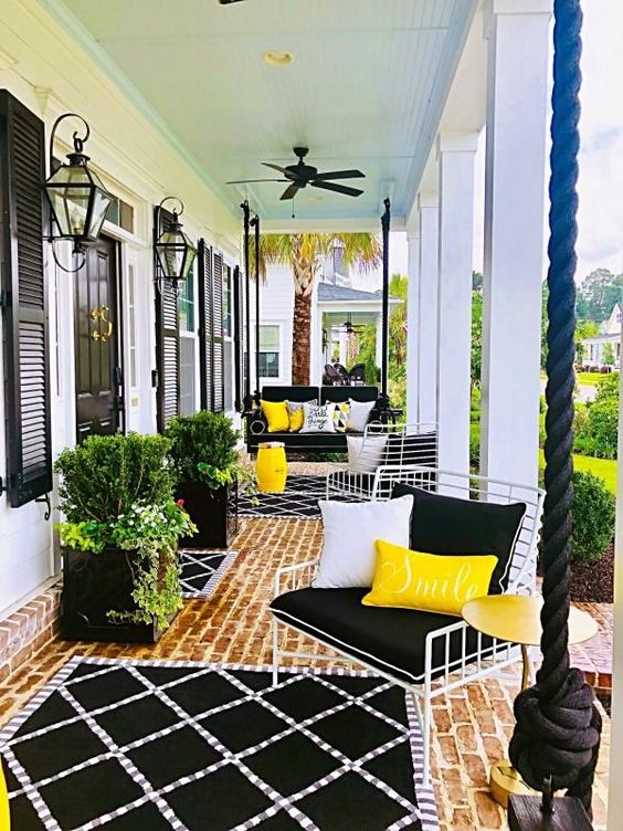 Small Front Porch Ideas On A Budget Small Front Porch Decorating Ideas