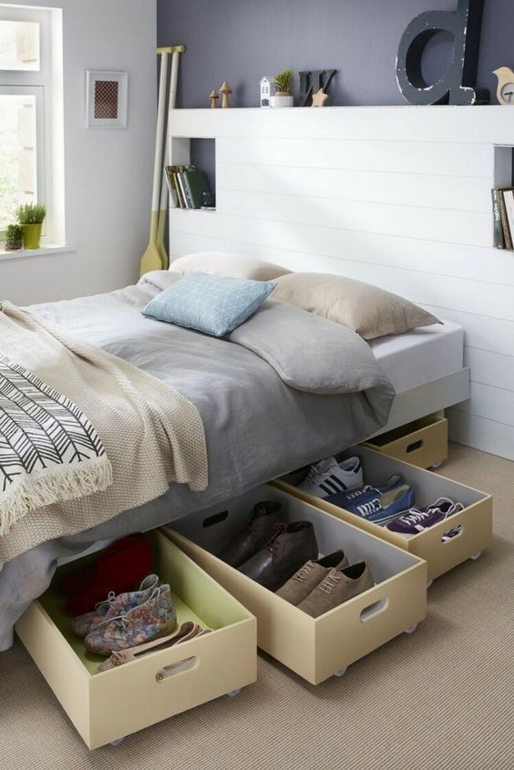 Pull-Out Drawers - Storage Solutions for Small Bedrooms