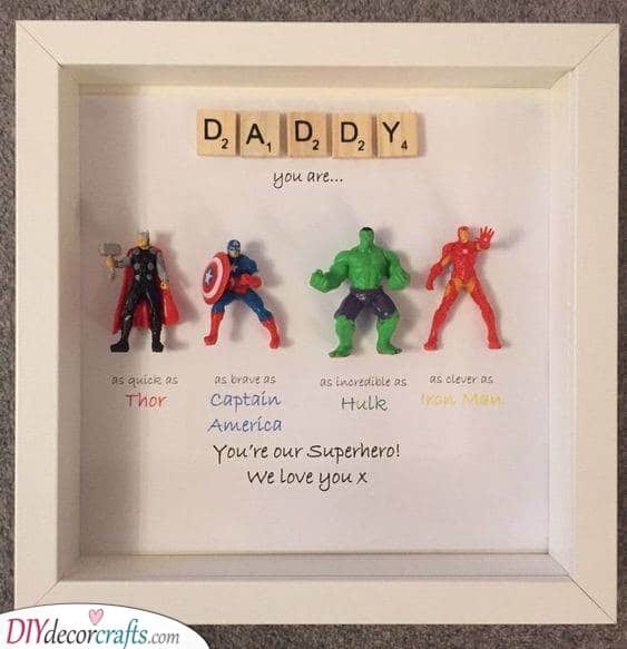 A Superhero - DIY Father's Day Gift Ideas