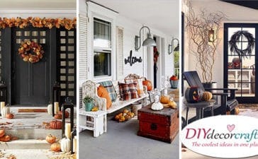 20 FALL PORCH DECORATIONS - Front Porch Fall Decorating Ideas