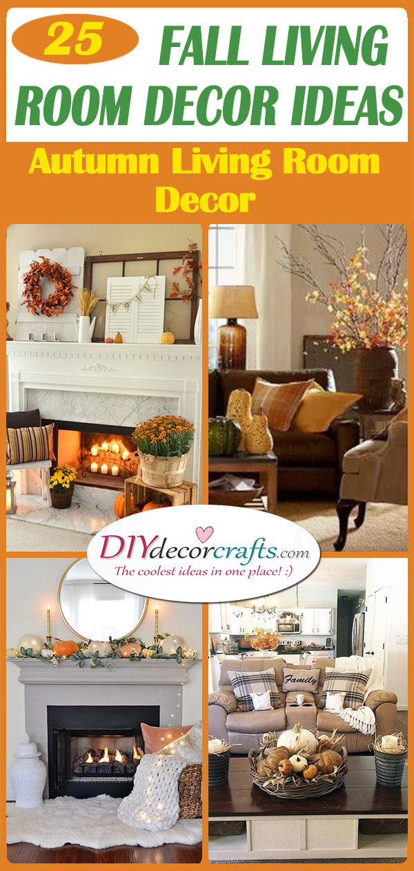 25 FALL LIVING ROOM DECOR IDEAS - Autumn Living Room Decor