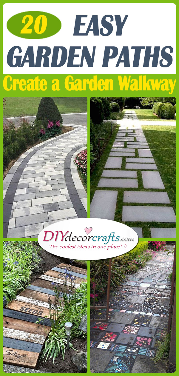 Easy Garden Path Ideas - Garden Walkway Designs